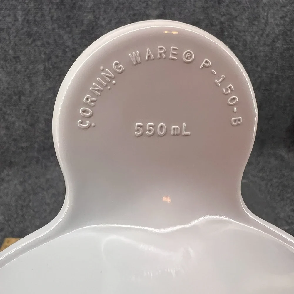 White Corning Ware P-150-B Grab It Bowl NO LID 550 ml / 18 oz